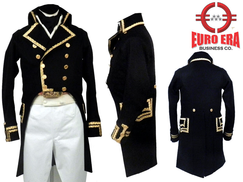 NAPOLEONIC French Revolution General Miranda Military Jacket Frock Coat