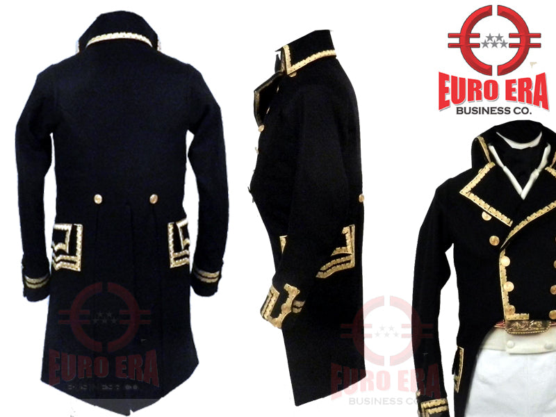 NAPOLEONIC French Revolution General Miranda Military Jacket Frock Coat