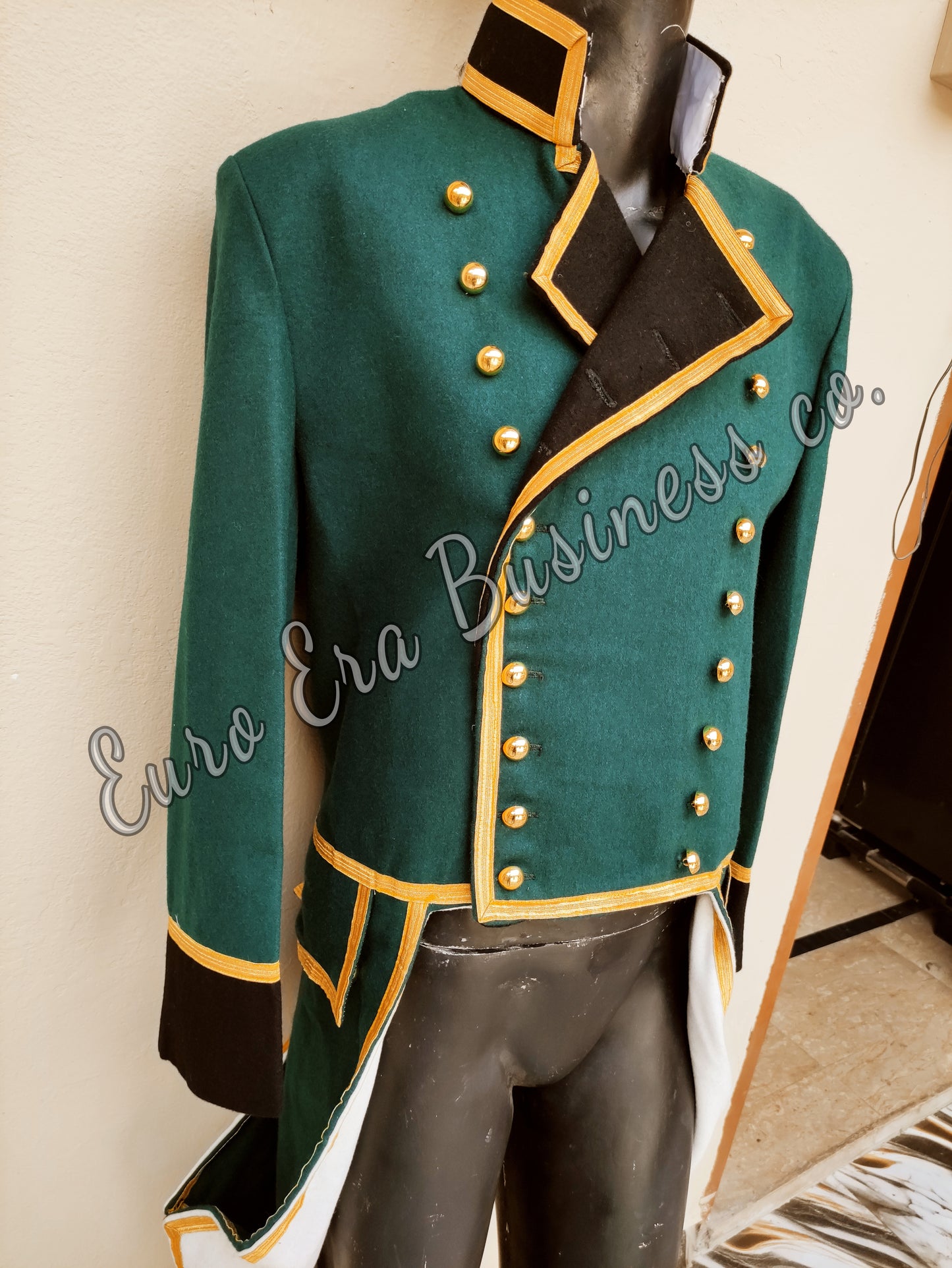Napoleonic British Regency 18th Century Naval Captain Frock Coat Jacket