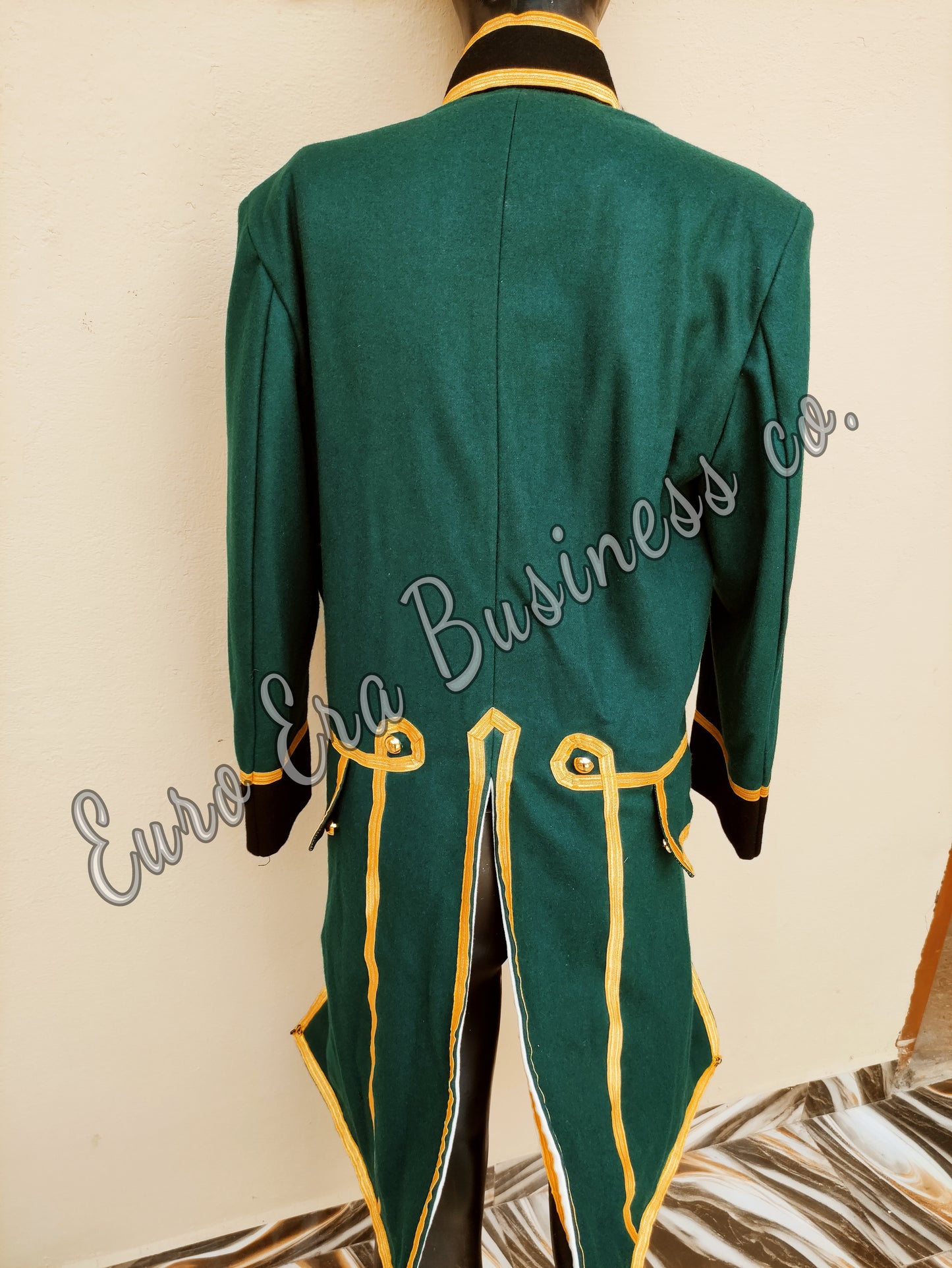 Napoleonic British Regency 18th Century Naval Captain Frock Coat Jacket