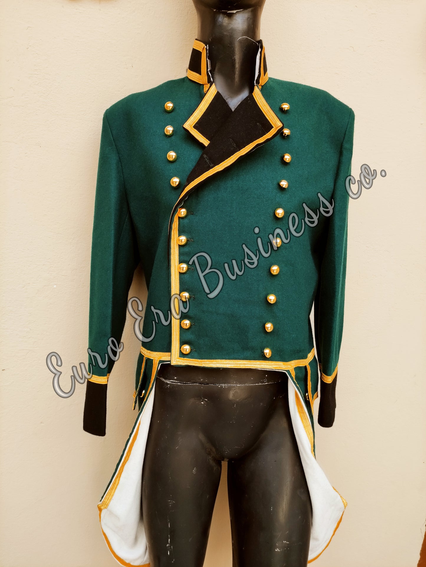Napoleonic British Regency 18th Century Naval Captain Frock Coat Jacket
