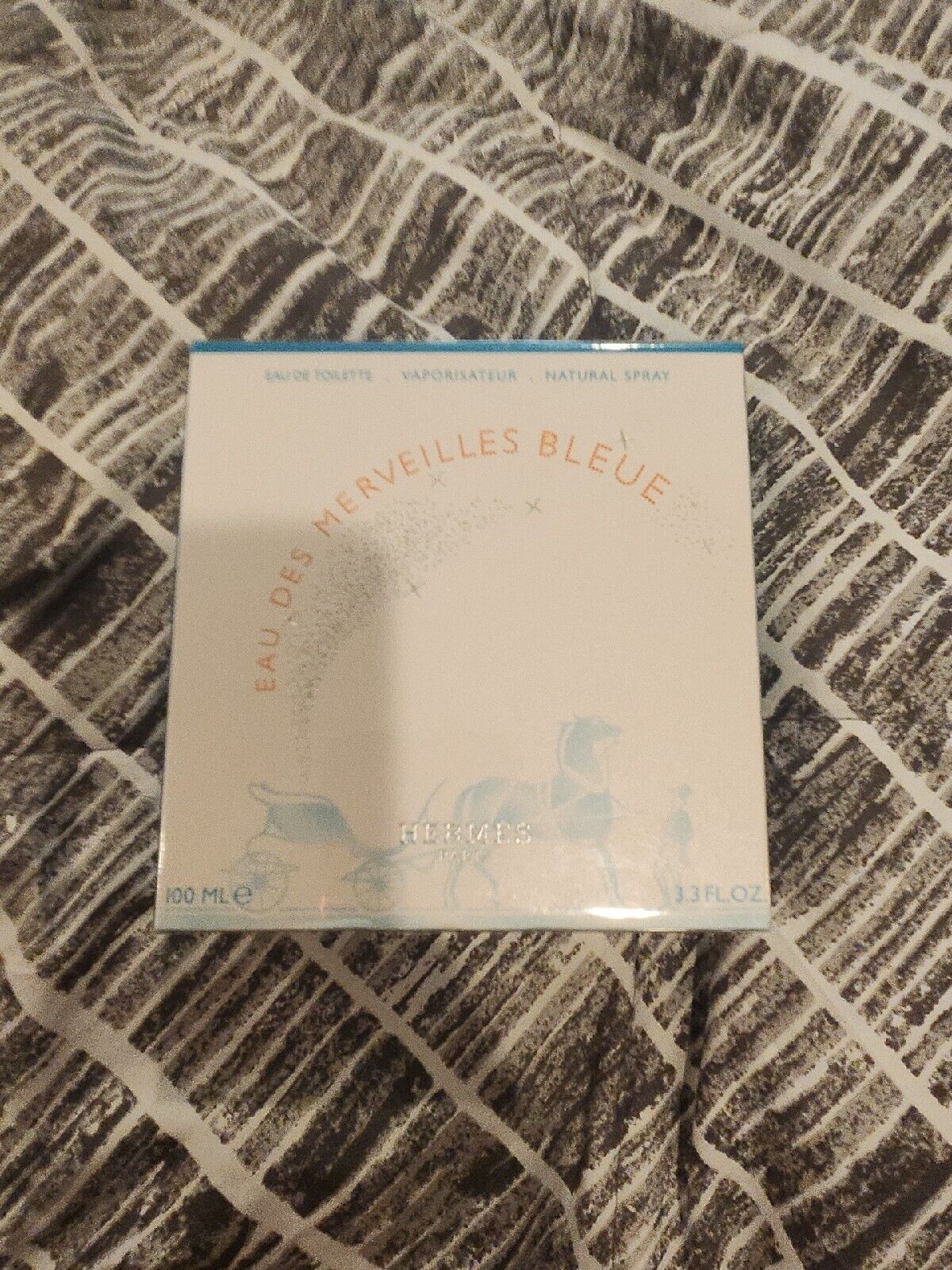 EAU DES MERVEILLES BLEUE by Hermes 3.3 OZ EAU DE TOILETTE SPRAY