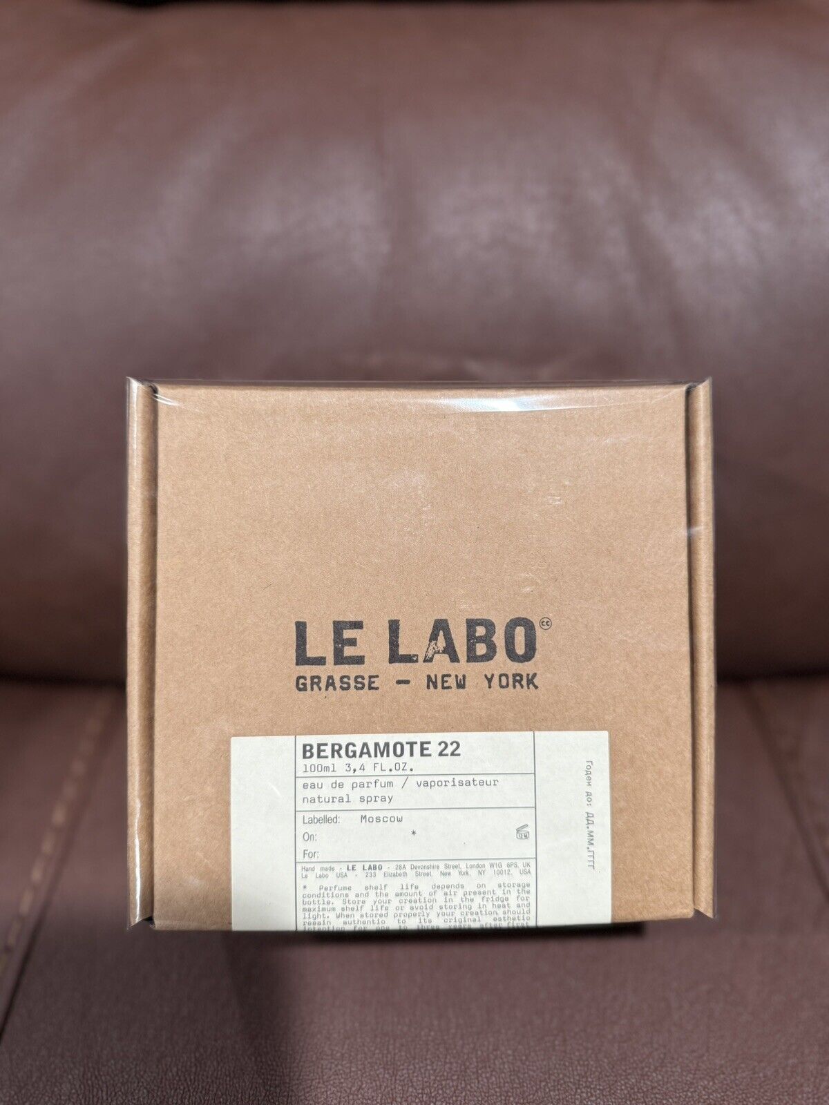 Le Labo Bergamote 22 by 3.4 oz/100ml Eau de Parfum EDP Spray for Unisex