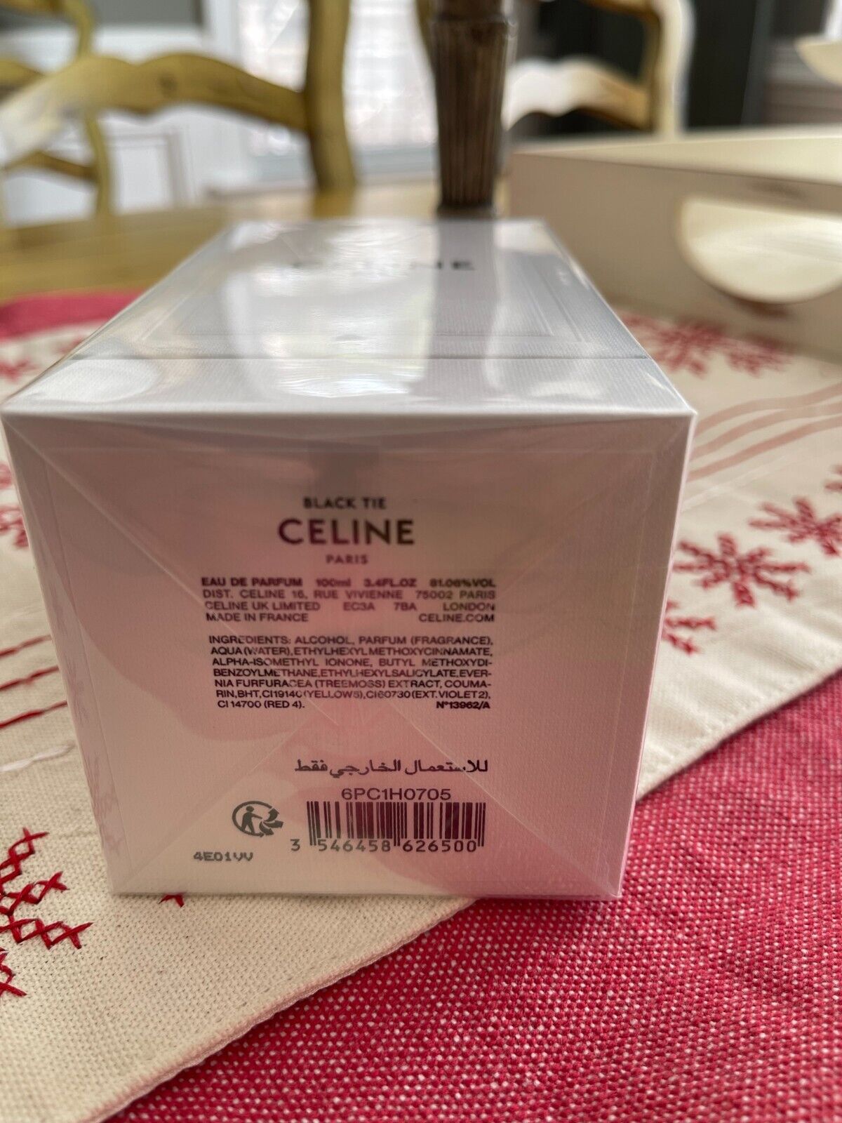 CELINE BLACK TIE EAU DE PARFUM 3.4 OZ 100 ML