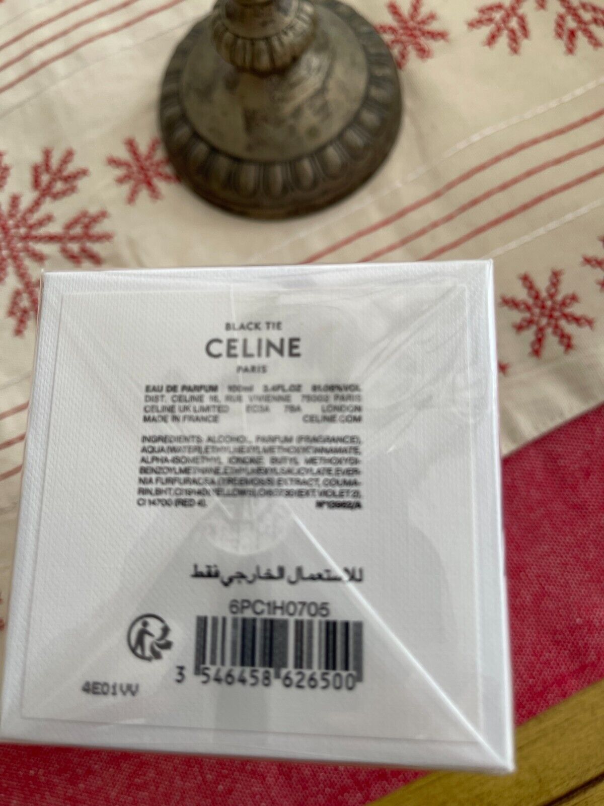 CELINE BLACK TIE EAU DE PARFUM 3.4 OZ 100 ML
