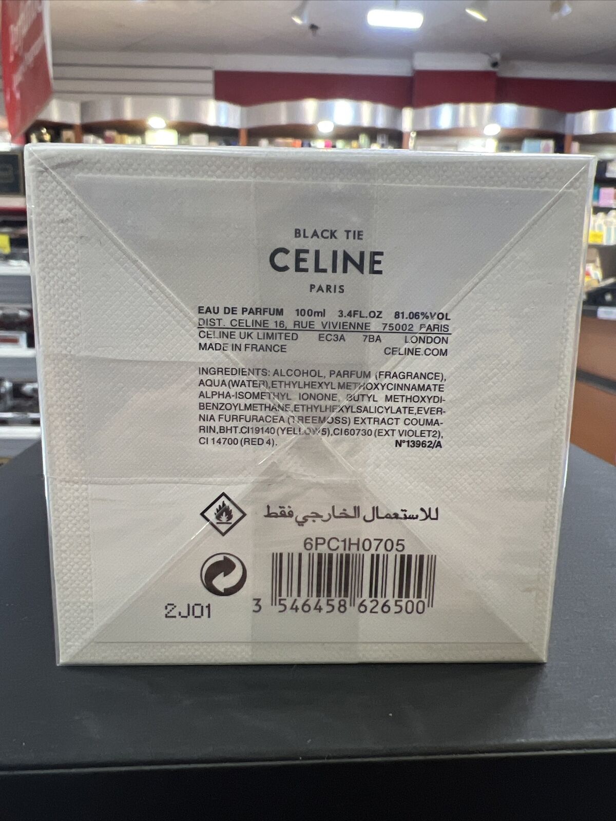 CELINE BLACK TIE EAU DE PARFUM 3.4 OZ 100 ML