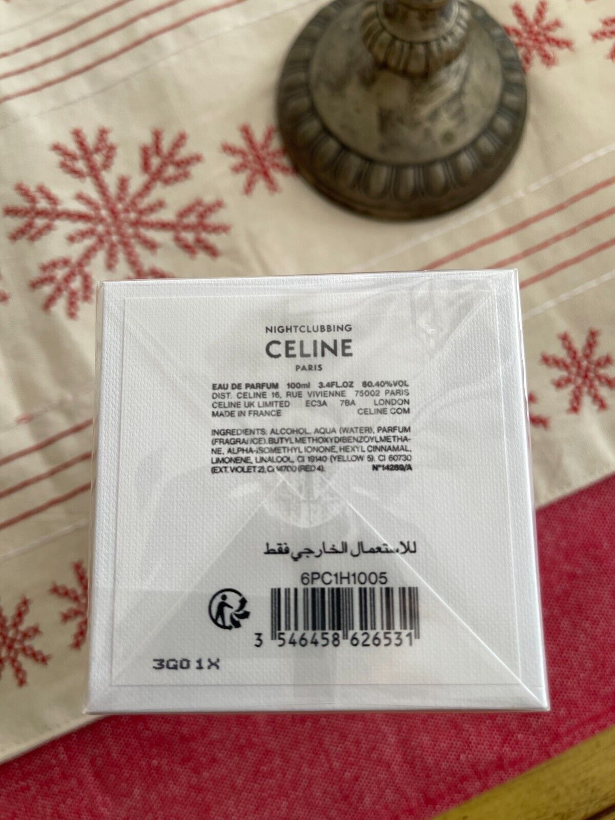 Celine Nightclubbing Eau De Parfum 3.4 oz 100 ML