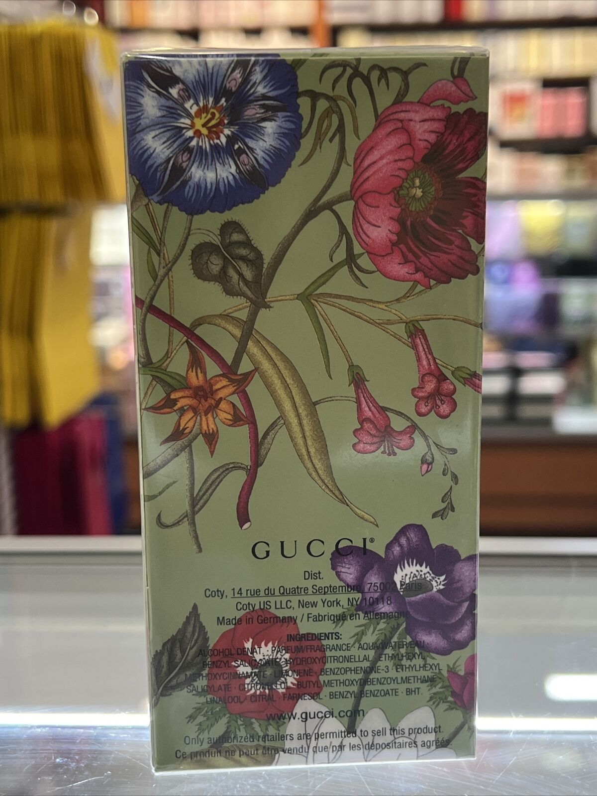 NEW GUCCI FLORA EMERALD GARDENIA LIMITED EDITION 3.3 OZ 100 ML EAU DE PARFUM