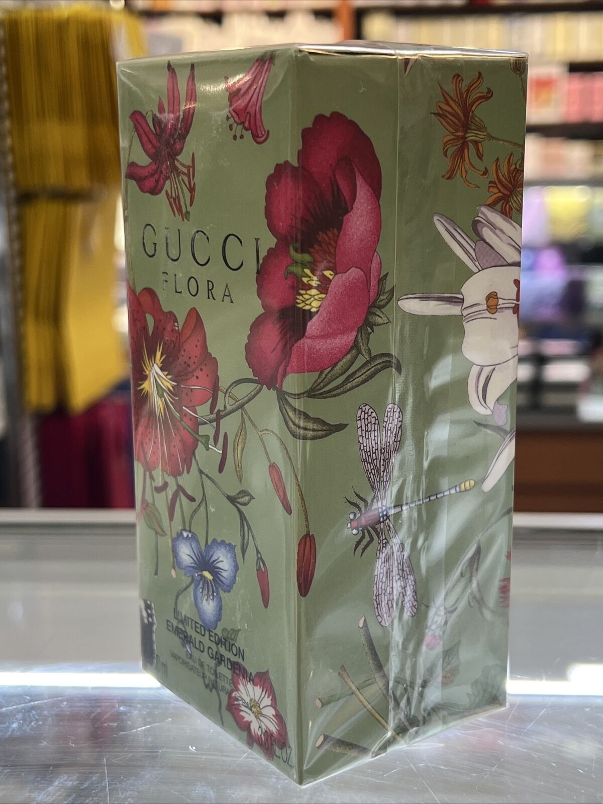 NEW GUCCI FLORA EMERALD GARDENIA LIMITED EDITION 3.3 OZ 100 ML EAU DE PARFUM
