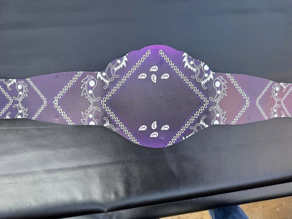 Rhea Ripley Custom World Heavyweight Championship Title Wrestling Belt