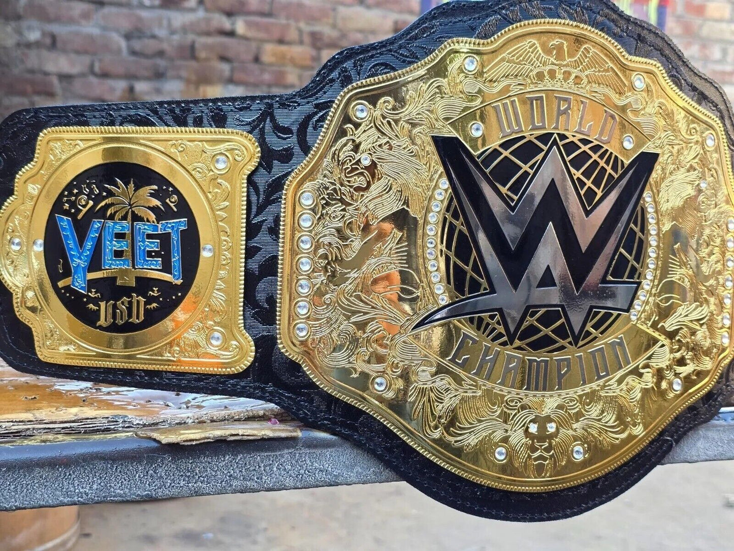 YEET new heavyweight championship belt wrestling replica title