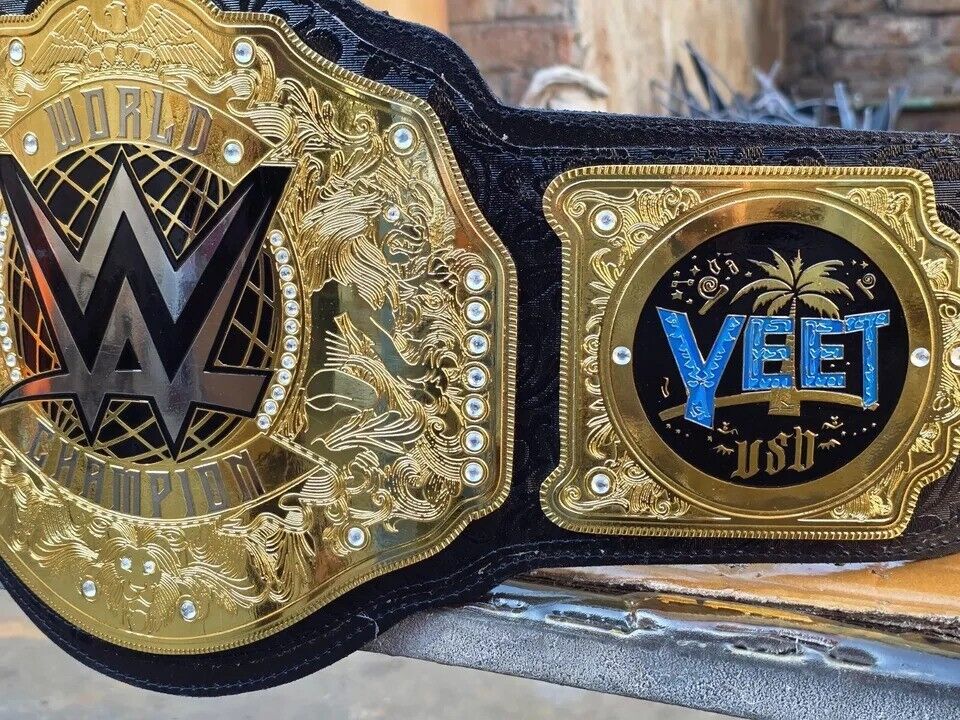 YEET new heavyweight championship belt wrestling replica title