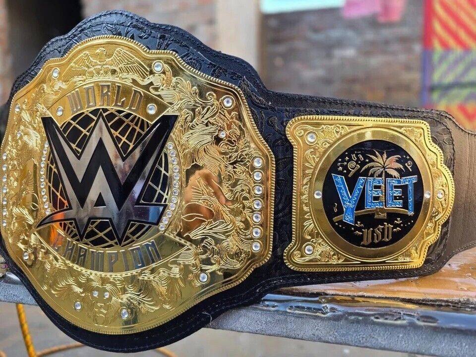 YEET new heavyweight championship belt wrestling replica title