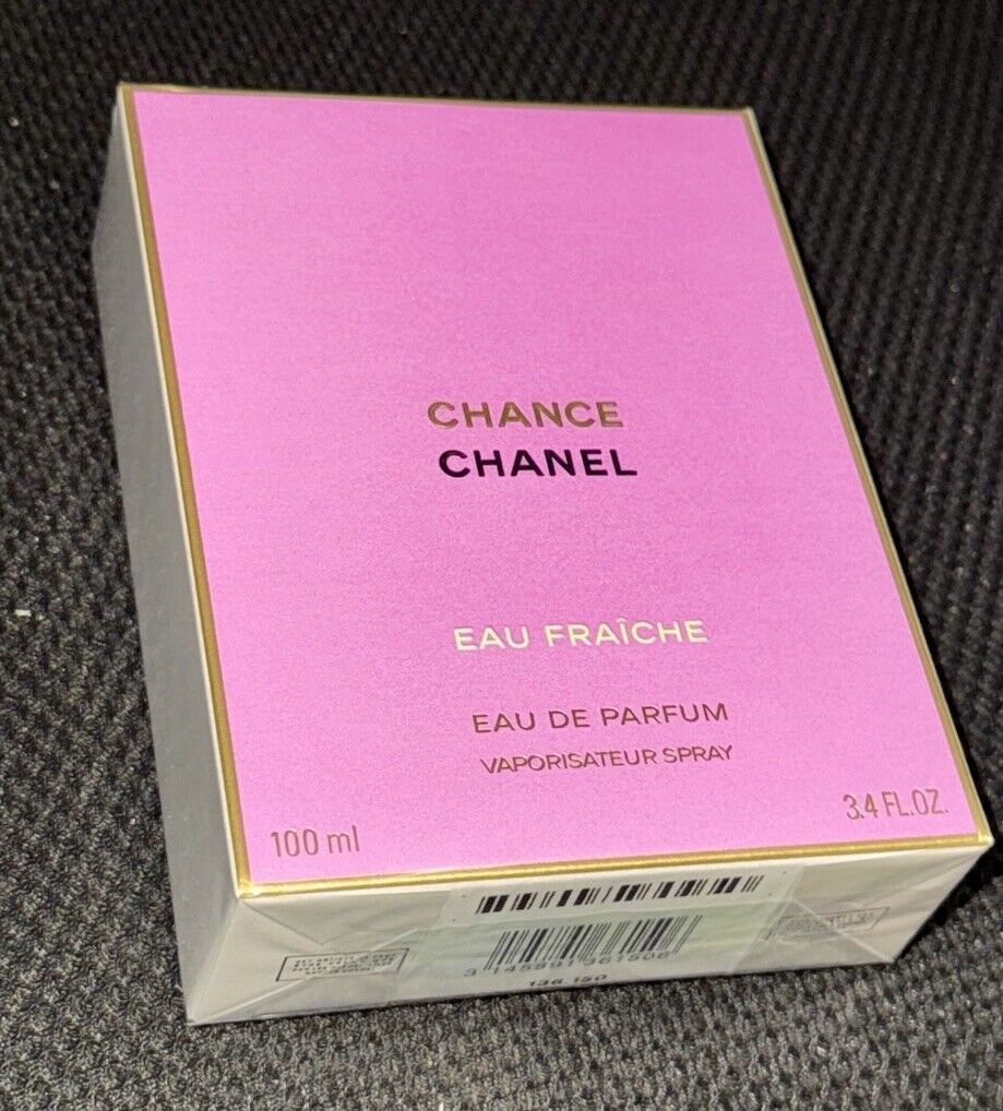 Chanel Chance Eau Fraiche Eau De Toilette EDT Spray 3.4 Fl Oz 100ML Women Perfume