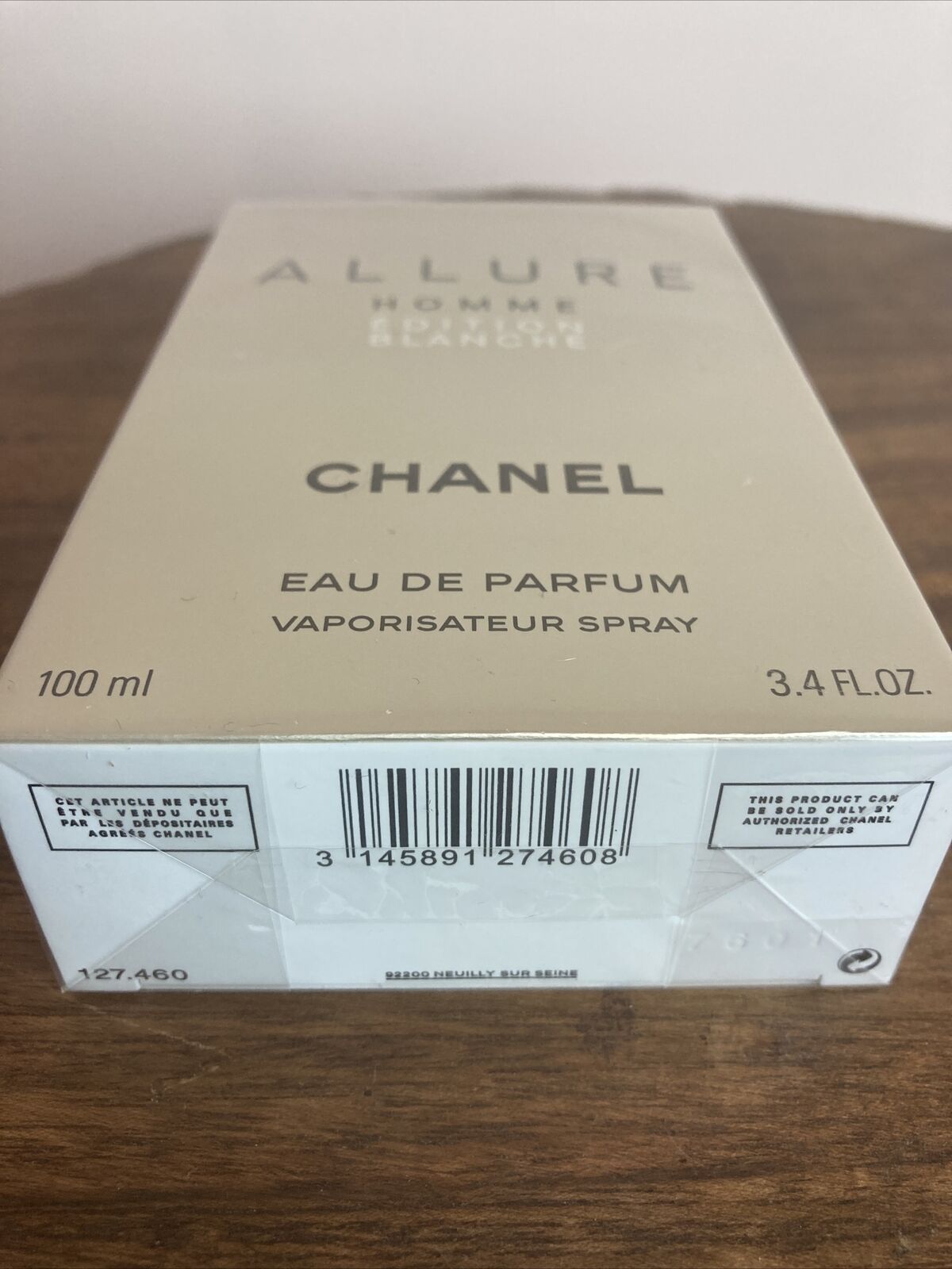 CHANEL Allure Homme Edition BLANCHE Eau de PARFUM Spray 3.4oz/100ml