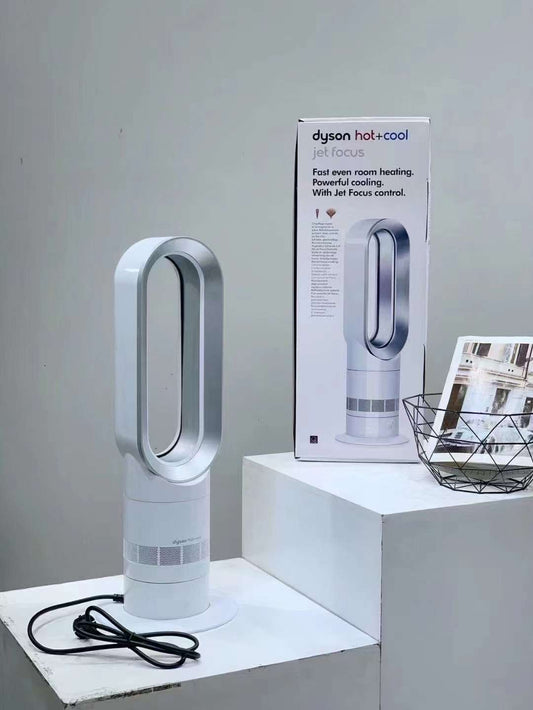 NEW DYSON Hot + Cool Jet Focus Fan Heater in White/Nickel
