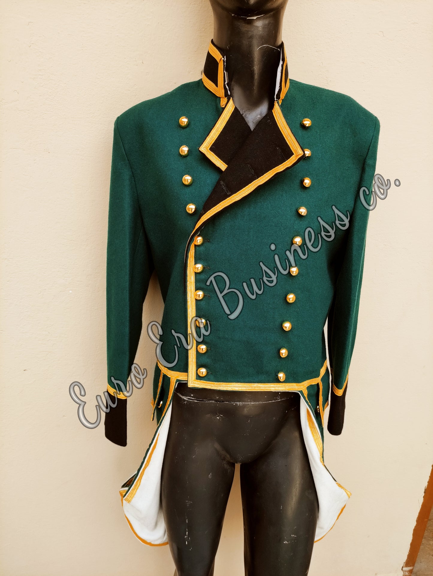 Napoleonic British Regency 18th Century Naval Captain Frock Coat Jacket