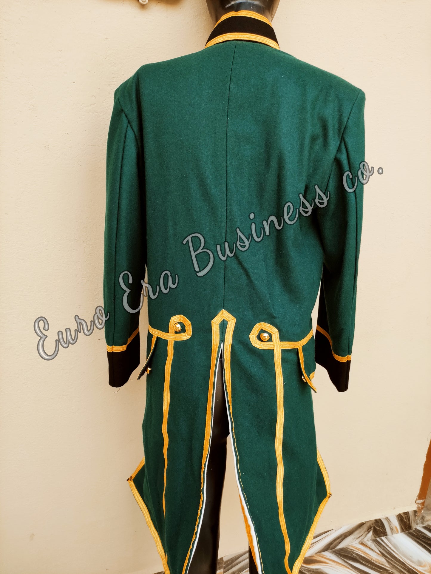 Napoleonic British Regency 18th Century Naval Captain Frock Coat Jacket