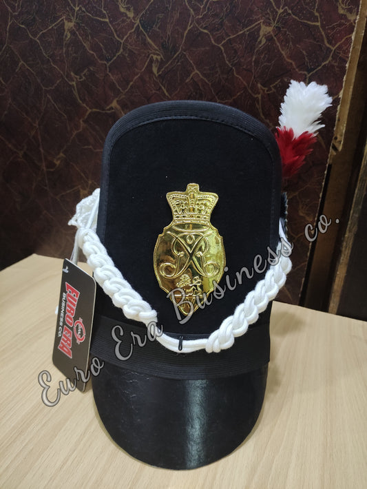 New Napoleonic British Royal Scots Shako HAT Cord & Badge