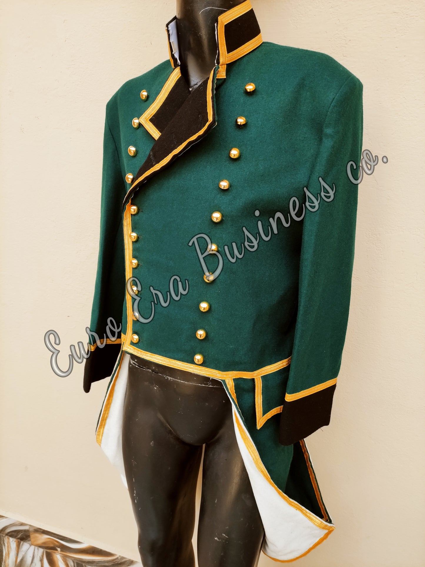 Napoleonic British Regency 18th Century Naval Captain Frock Coat Jacket
