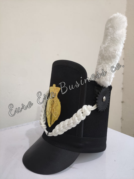 Napoleonic 18th century British Royal Scots Shako HAT Cord & Badge