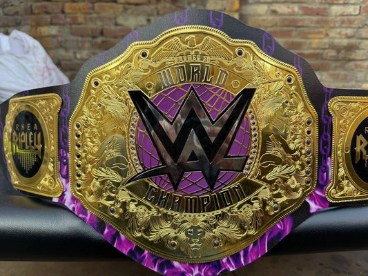 Rhea Ripley Custom World Heavyweight Championship Title Wrestling Belt