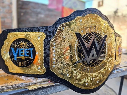 YEET new heavyweight championship belt wrestling replica title